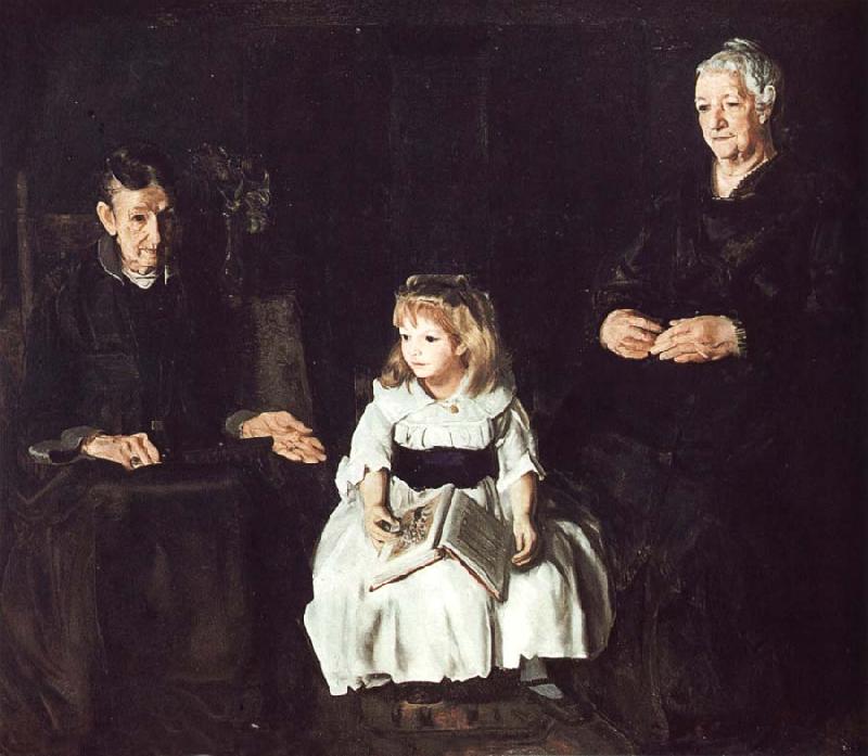George Wesley Bellows Jan  Ailino and Anna Sweden oil painting art